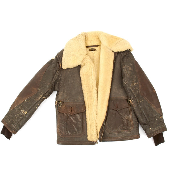 Original U.S. WWII Naval Aviator Sheepskin Winter Flight Uniform ...