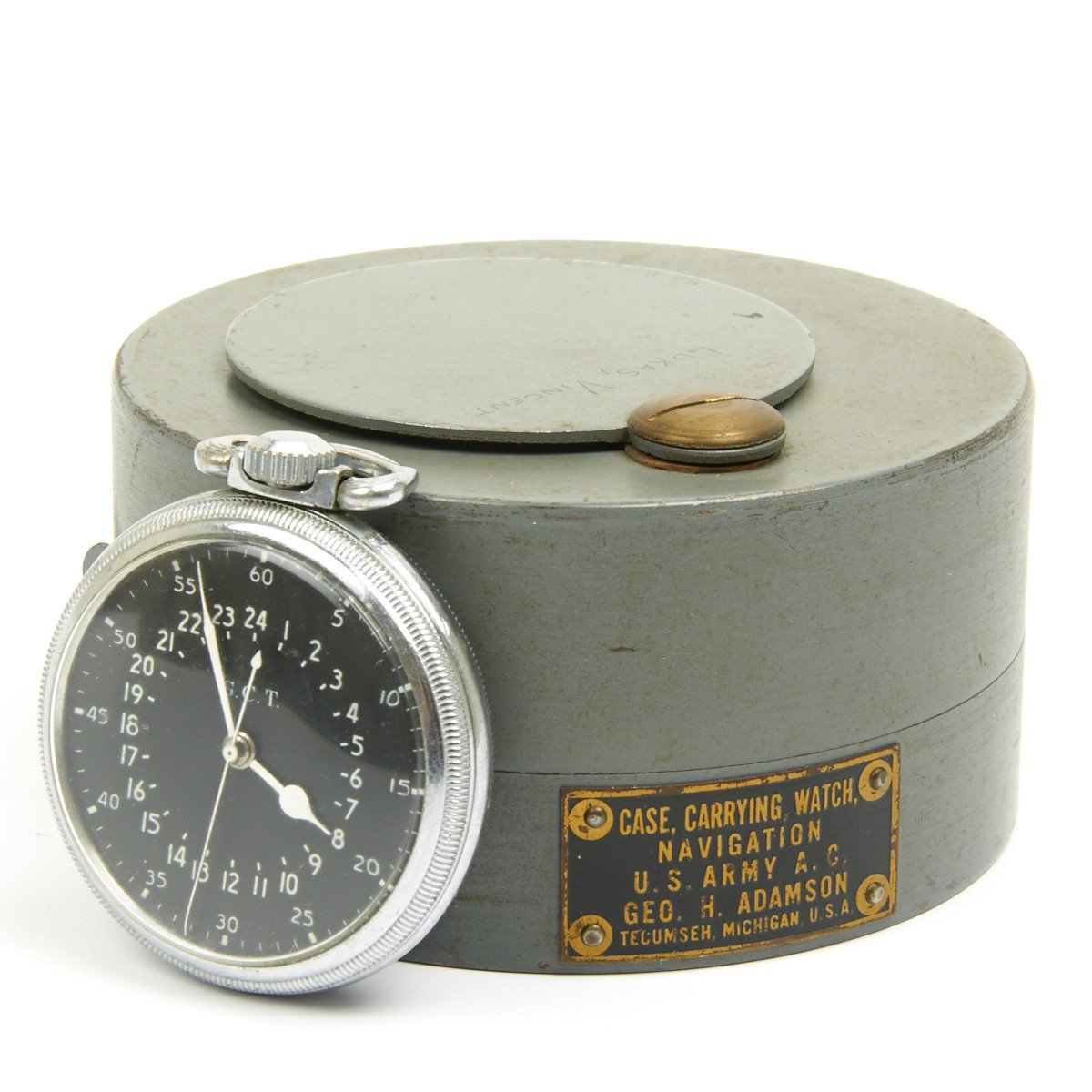 Original WWII USAAF 1942 Hamilton AN5740 G.C.T Navigator Pocket