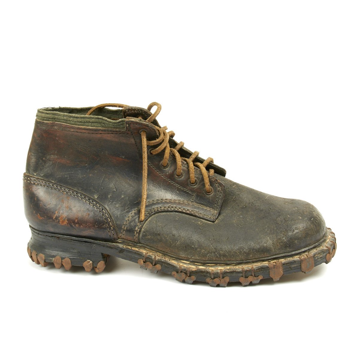 Original German WWII Gebirgsjäger Mountain Trooper Boots - Maker Marked ...