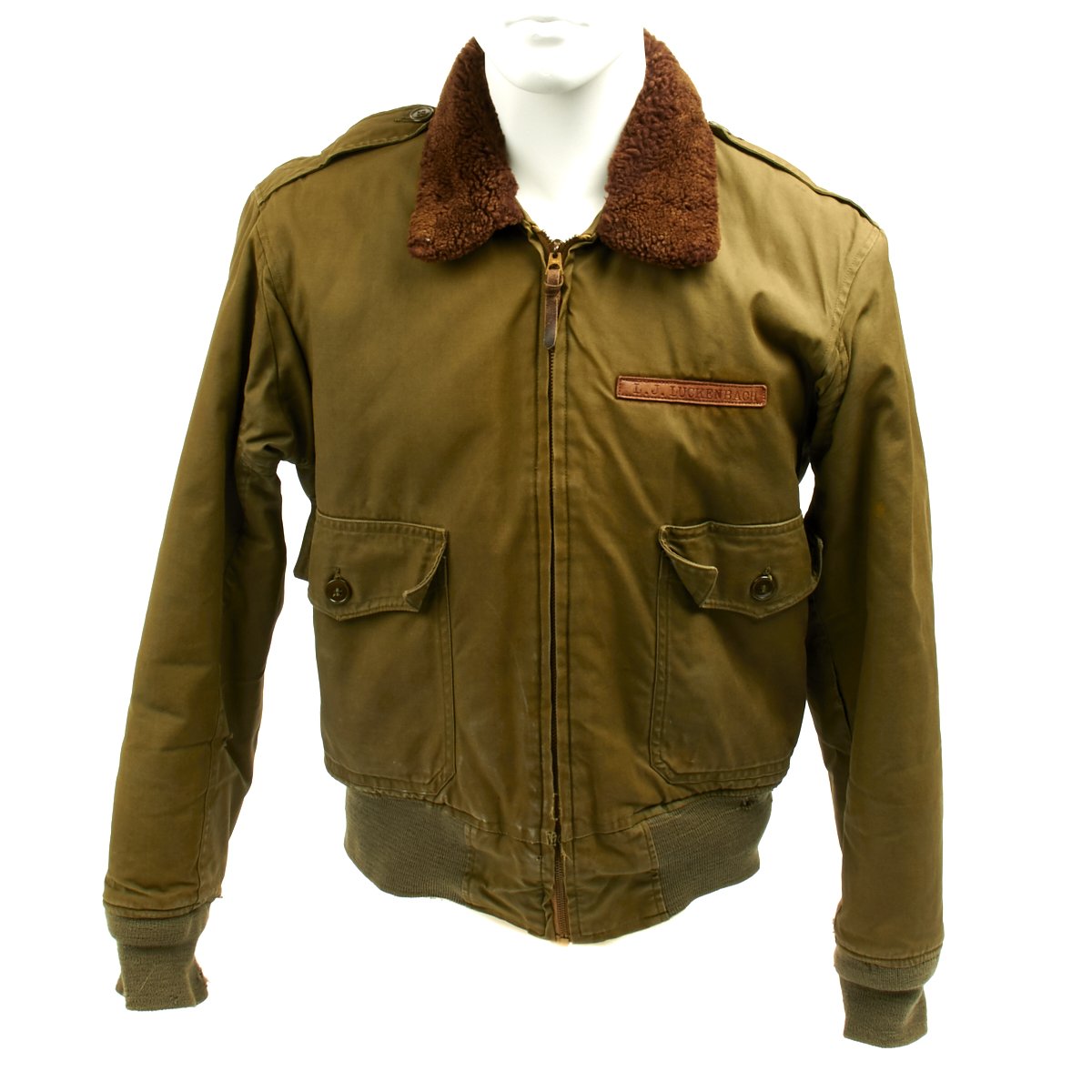 Original U.S. WWII B-17 Bomber Mrs. Aldaflak! Named B-10 Flight Jacket ...