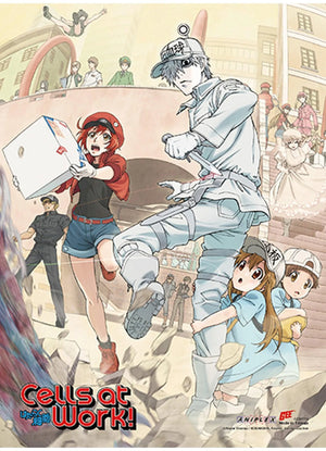 Cells At Work! - Key Art Small Wall Scroll - Strictly Animez