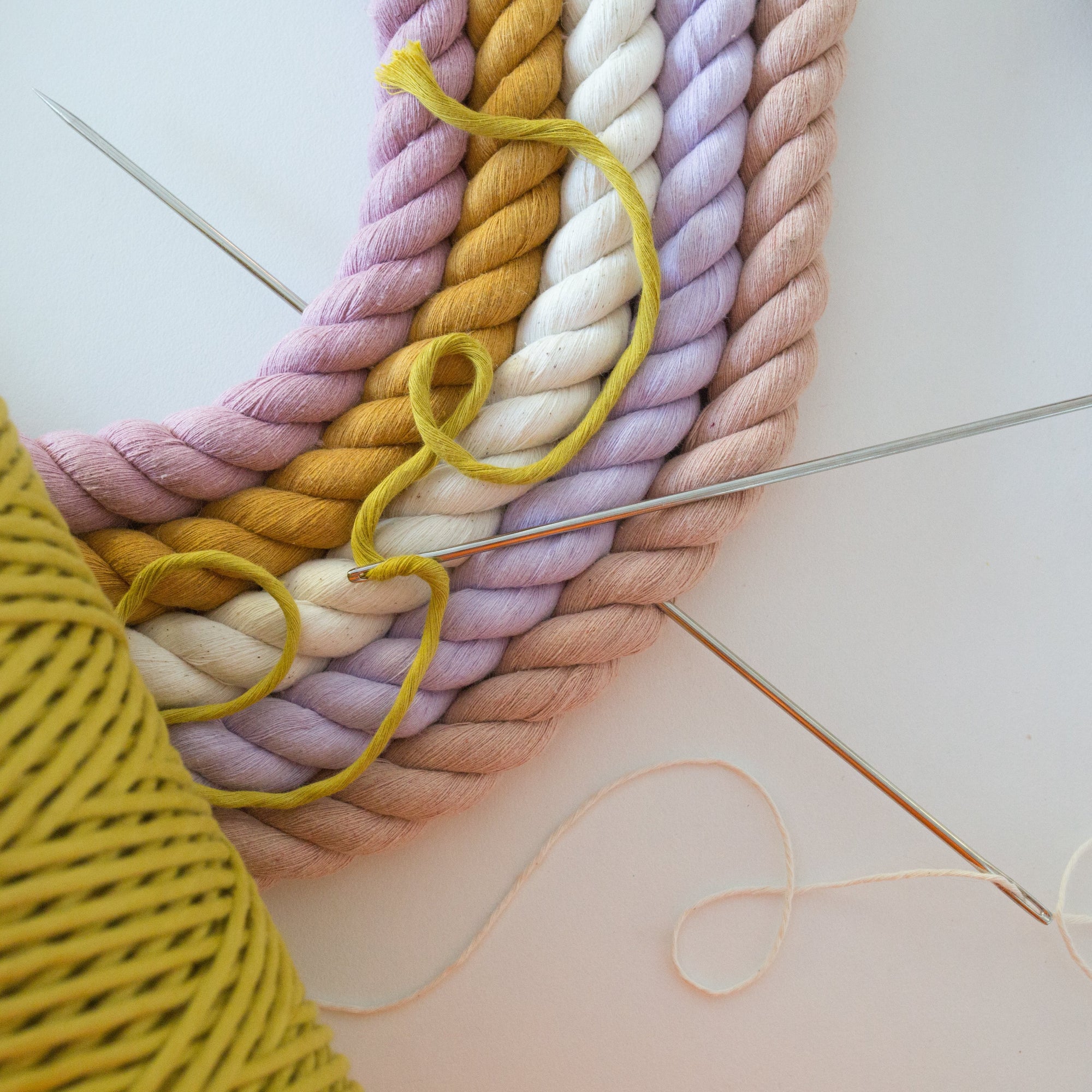 Warp Knitting 3 Macrame x Yarn Decorative Cotton 100 DYI m for mm Crafts  Home DIY Circular Knitting Needles Interchangeable Circular Knitting  Needles