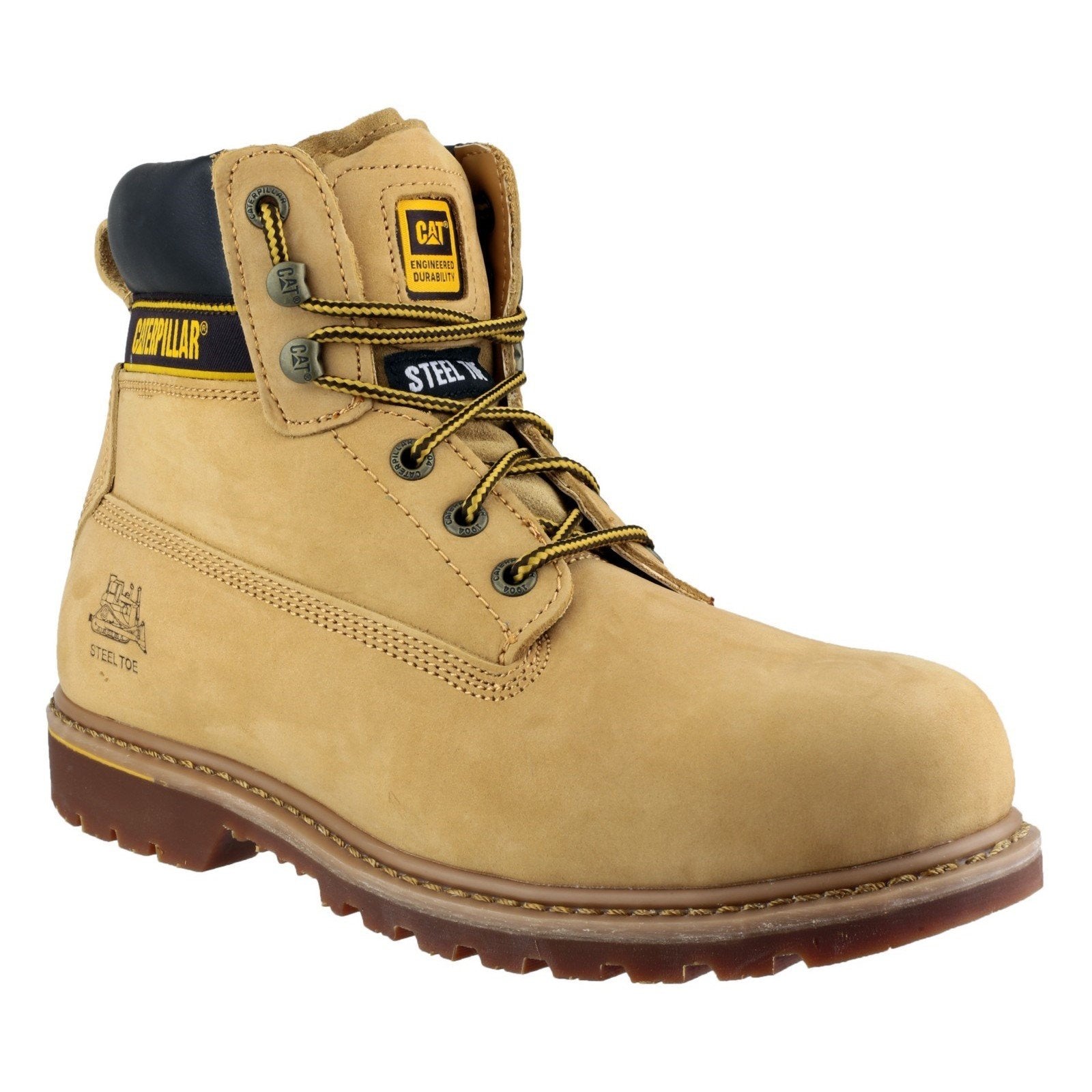 wide fit steel toe boots