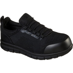 Skechers Work Synergy Omat Trainer with Reinforced Toe Cap WORK+SAFETY