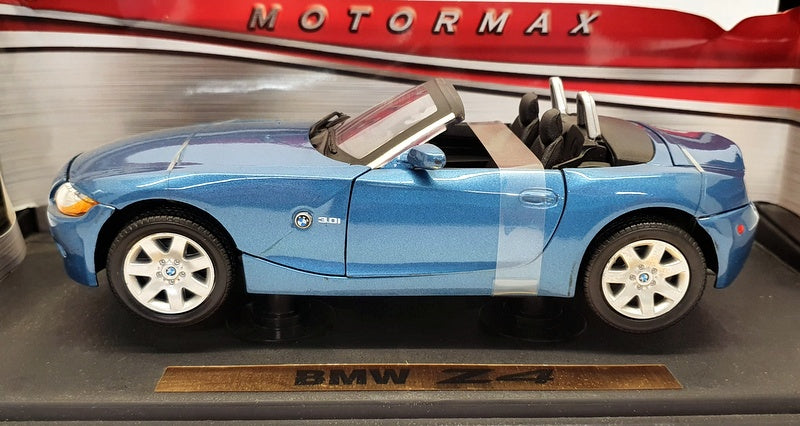 Motormax 1 18 Scale Model Car 73144 Bmw Z4 E89 Roadster Blue Box R M Toys Ltd