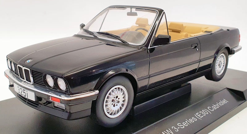 Model Car 1 18 Scale Mcg 1985 Bmw 3 Series 0 Cabriolet Black R M Toys Ltd