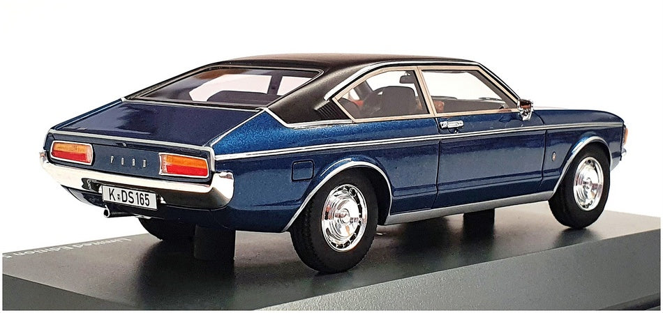 Schuco 1/43 Scale Resin 450914200 - Ford Granada Coupe - Met Blue/Black ...