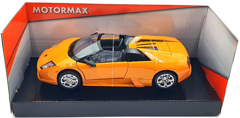 Motormax 1/24 Scale Diecast 73316 - Lamborghini Murcielago Roadster -  Orange —  Ltd