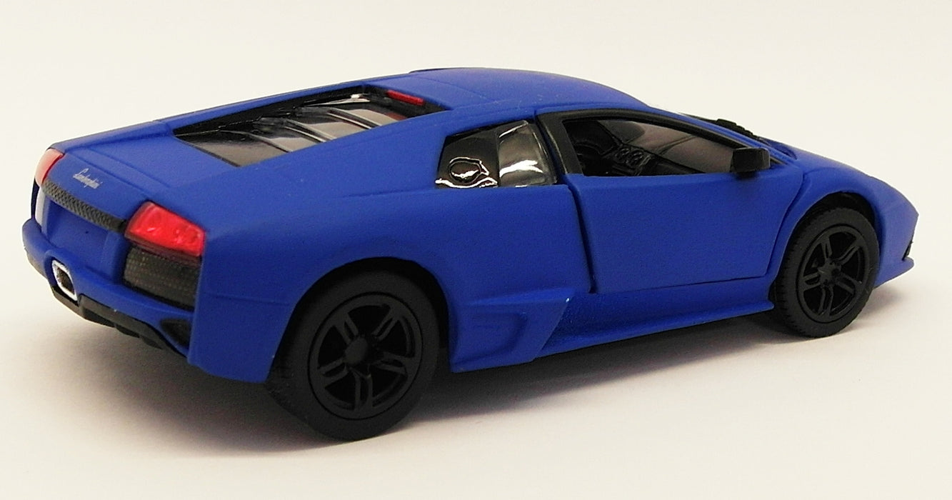 Lamborghini Murcielago LP640 Blue - Kinsmart Pull Back & Go Metal Model Car  —  Ltd