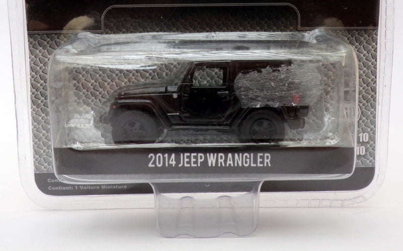 Greenlight Black Bandit 1/64 Scale 27750 - 2014 Jeep Wrangler - Black —   Ltd