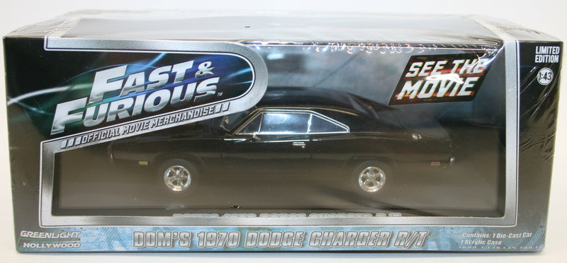 Greenlight 1/43 Scale Model 86201 Fast 7 Furious Doms 1970 Dodge Charger  R/T —  Ltd