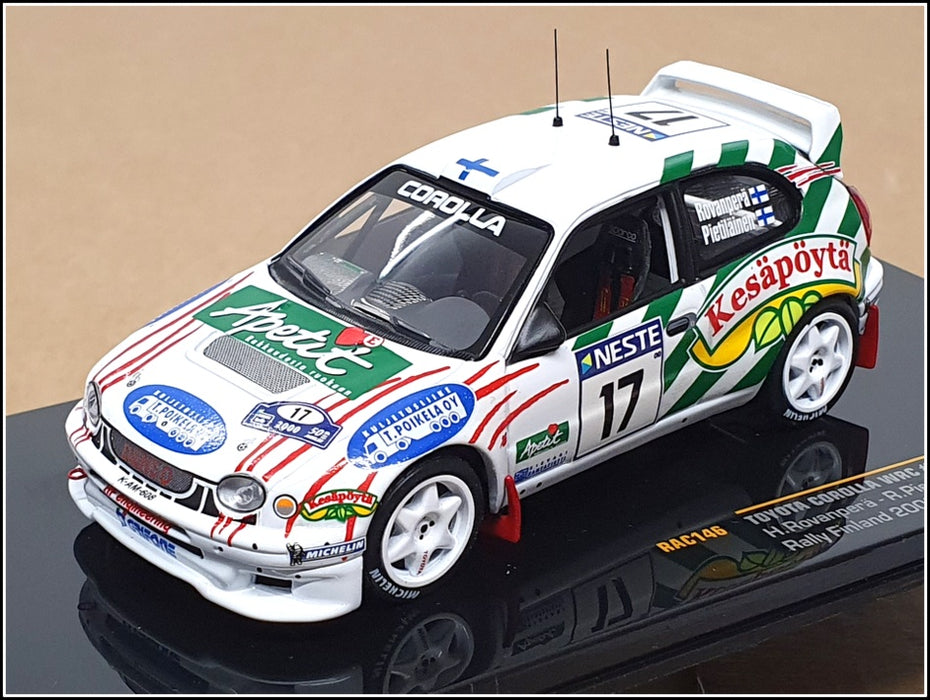 Ixo 1/43 Scale RAC146 - Toyota Corolla WRC Rally Finland 2000 —  Ltd