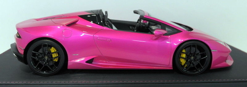 Make UP 1/18 Scale Resin - 006SC2 Lamborghini Huracan LP610-4 Spyder Flash  Pink —  Ltd