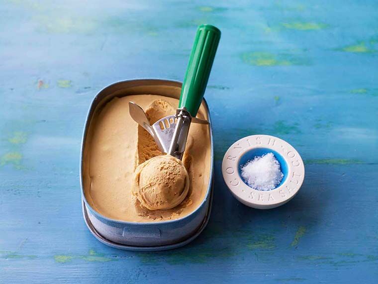 Sweet & Salty No-Churn Salted Caramel Ice Cream