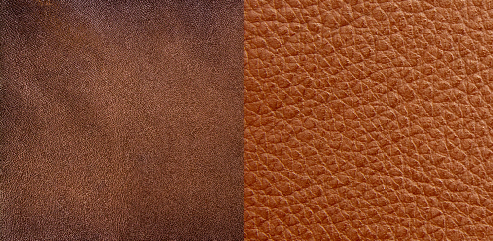 top grain vs full grain leather sofa