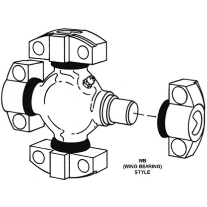 Spicer 5-85211X | (Italcardano 8.5C) Universal Joint, Non-Greaseable