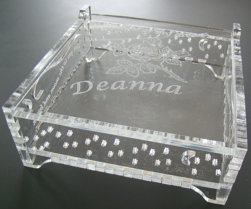 acrylic jewelry box