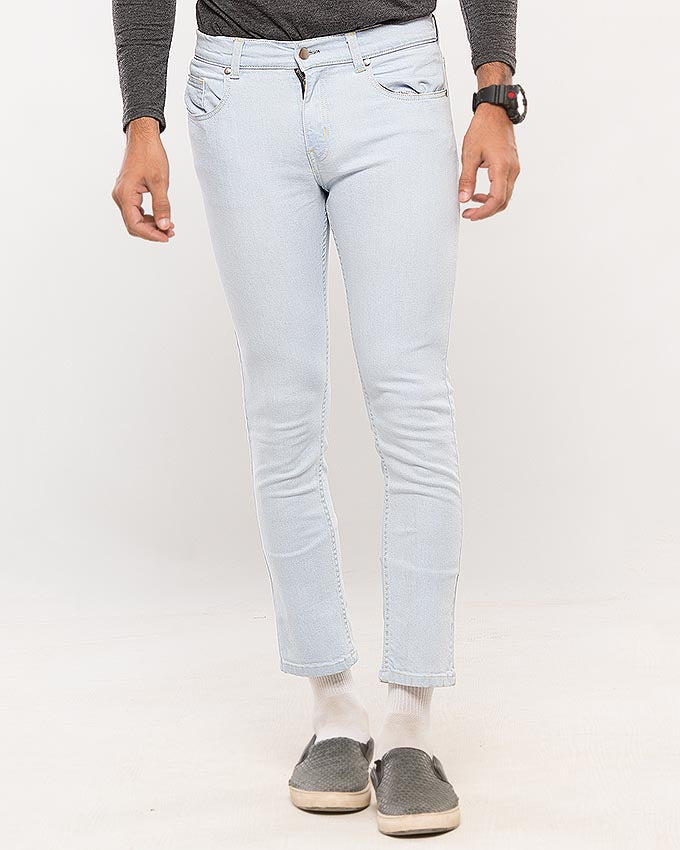 slim fit cropped jeans