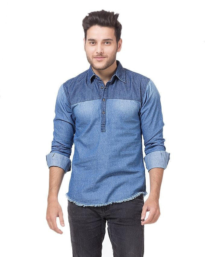 two tone shirt mens