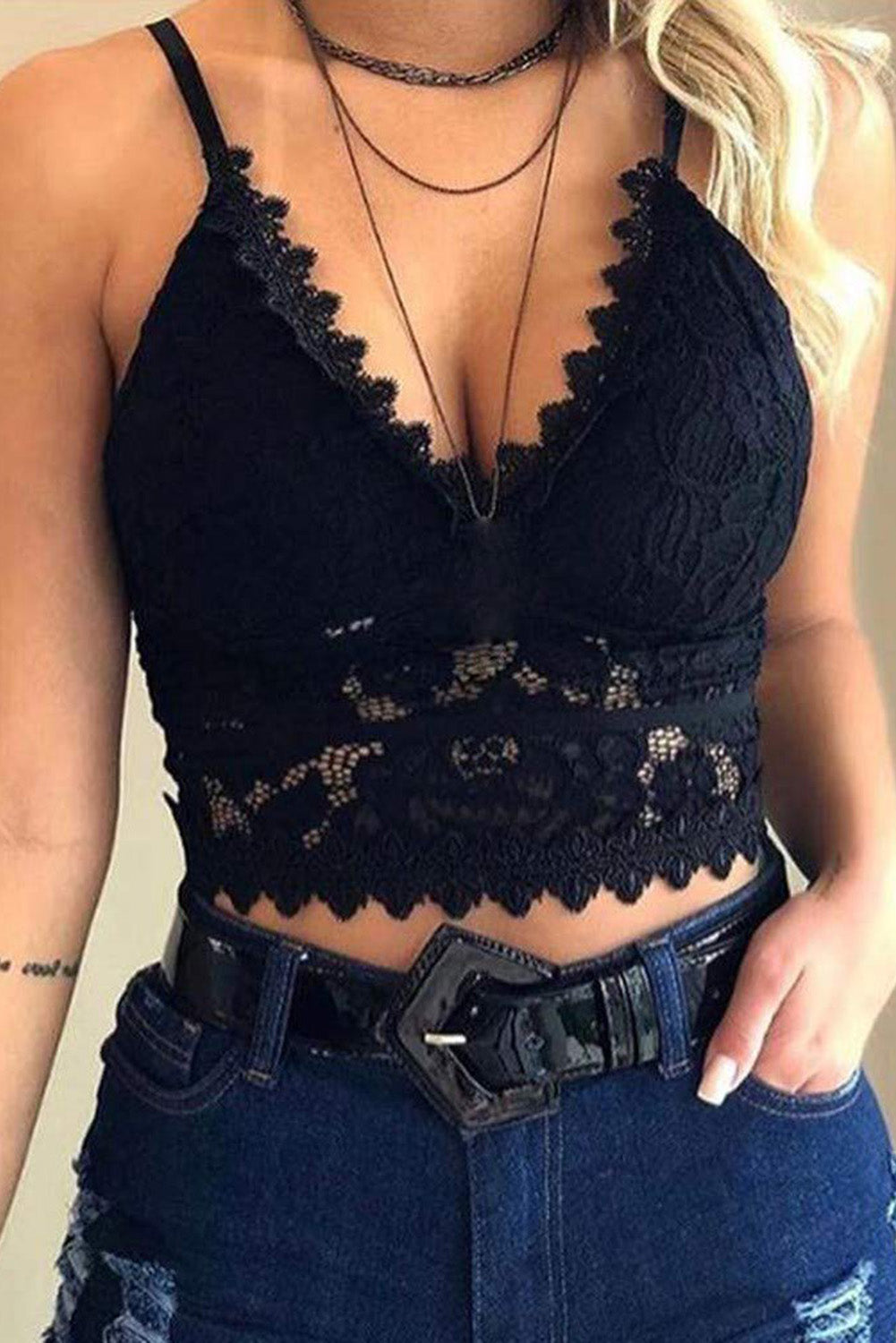 lace bralette top