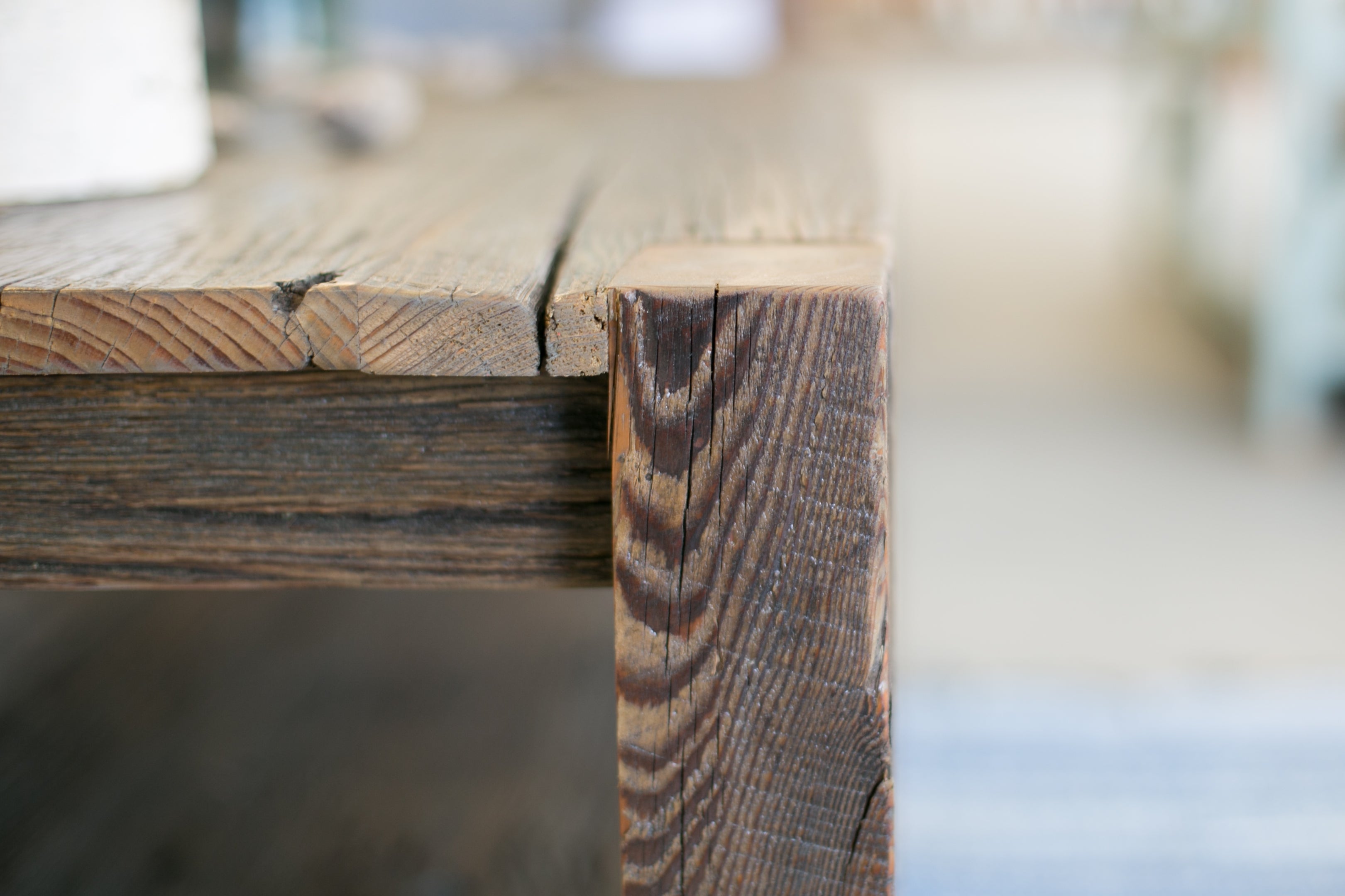 Barn Wood Coffee Table / Gray