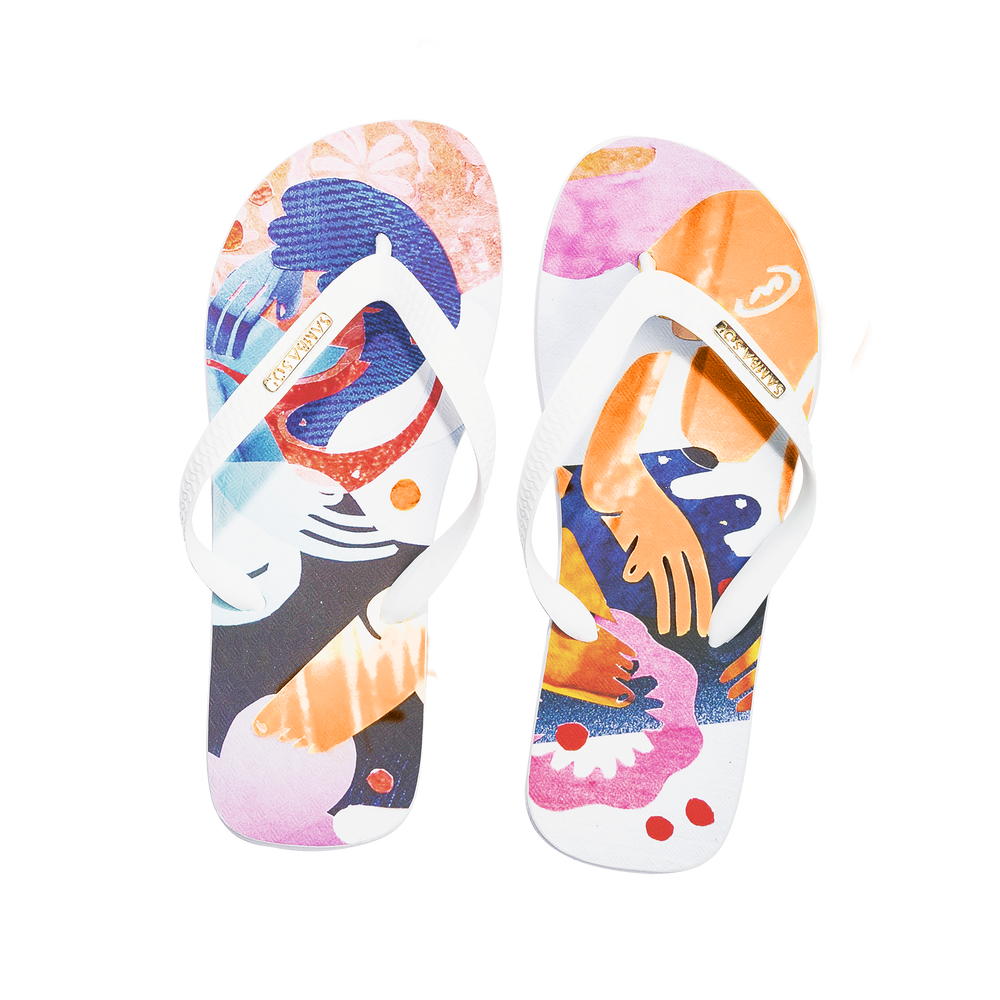 Samba Sol Women's YoungArts Collection Nadia Wolff Flip Flops | Samba Sol