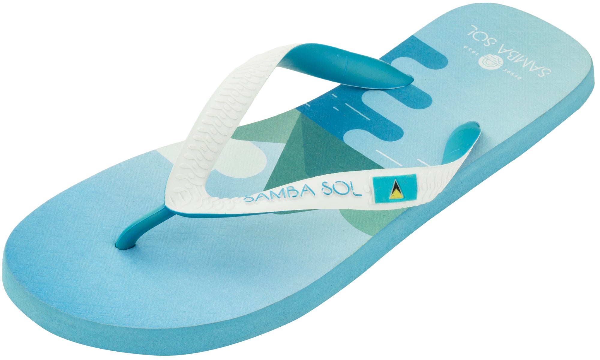 Samba Sol Men's Beach Collection St Lucia Flip Flops | Samba Sol