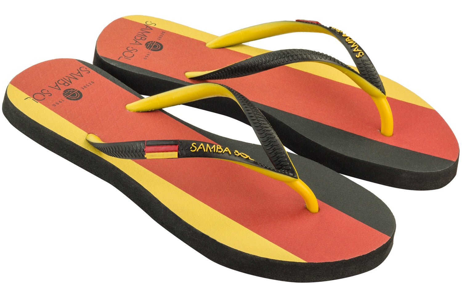 Samba Sol Women's Countries Collection Germany Flip Flops | Samba Sol