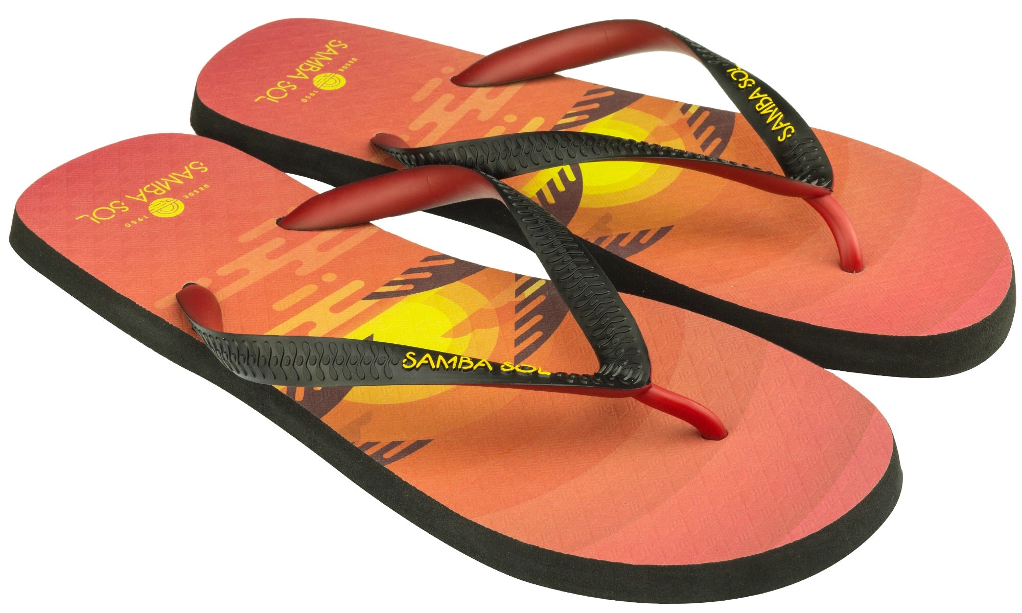 Samba Sol Men’s Beach Collection Sunset Flip Flops | Samba Sol