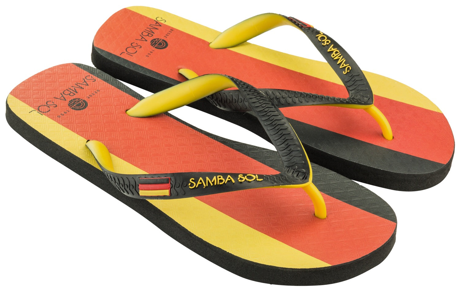 Samba Sol Men's Countries Collection Flip Flops - Germany