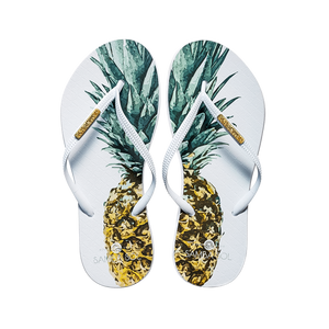 pineapple flipflops