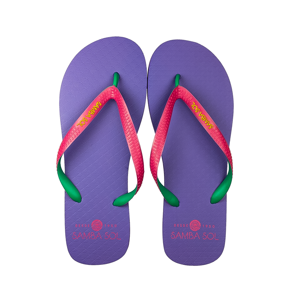 Samba Sol Men’s Beach Collection Purple Flip Flops | Samba Sol