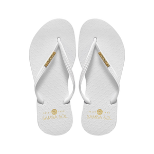 Classic White Flip Flops | Samba Sol