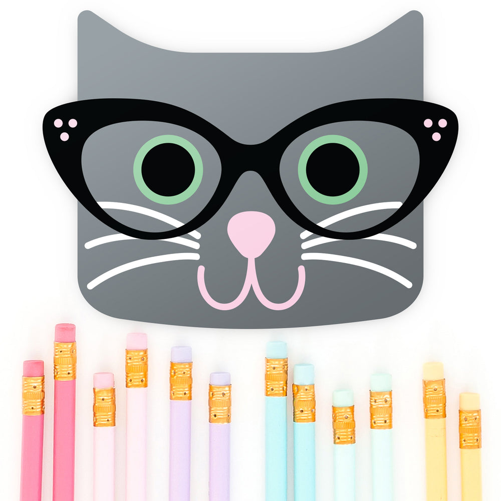 Freebie Friday | Cat with Glasses SVG File - Kelly Lollar Designs