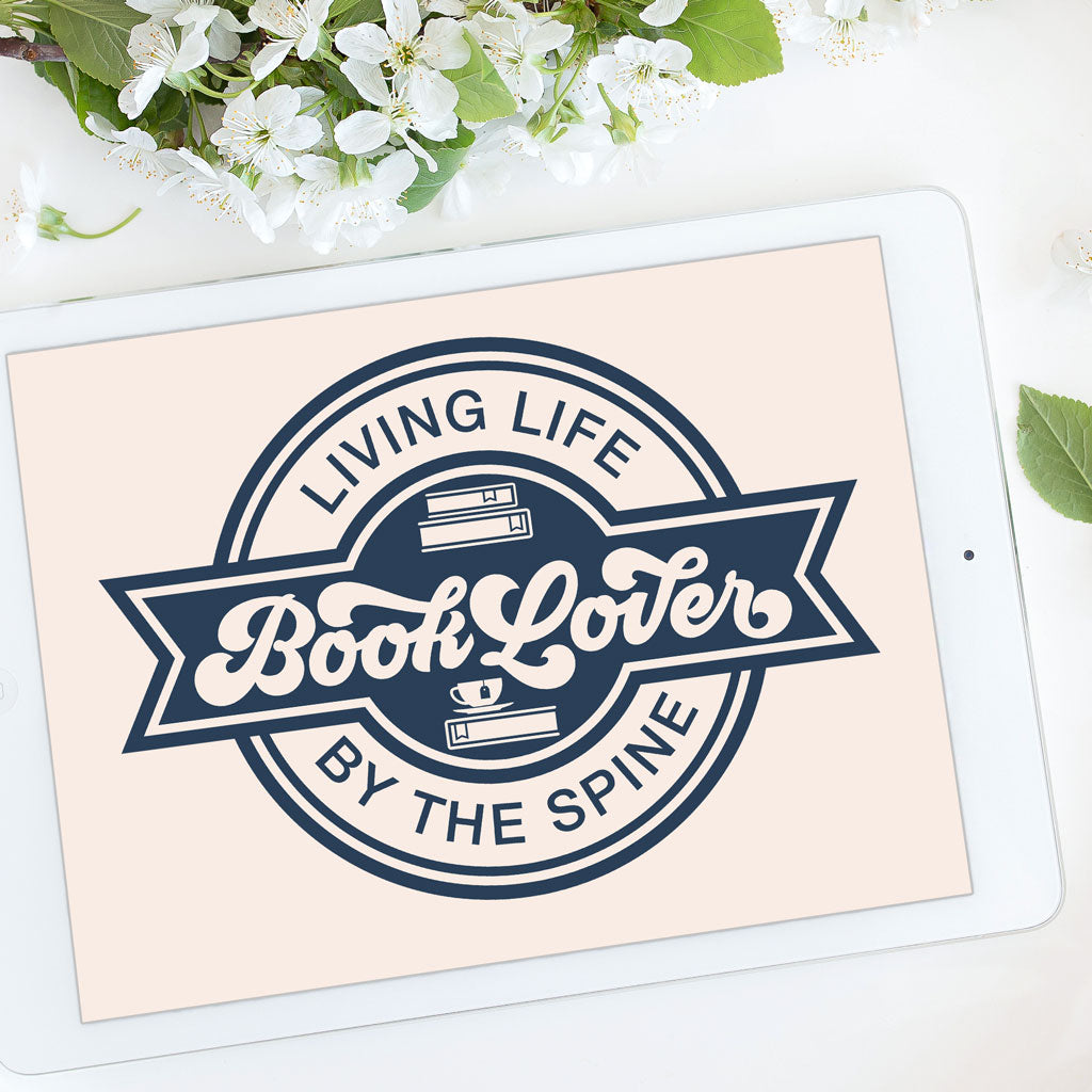 Free Book Lover Badge Svg Cut File Kelly Lollar Designs