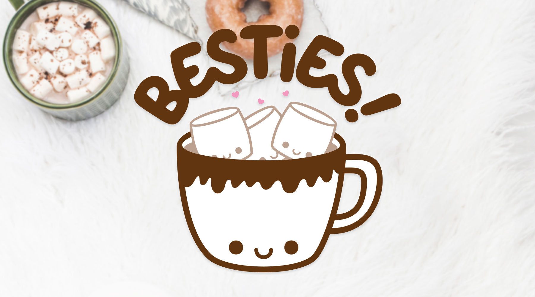 Cute Hot Cocoa And Marshmallow Characters Svg Cut Files Kelly Lollar Designs