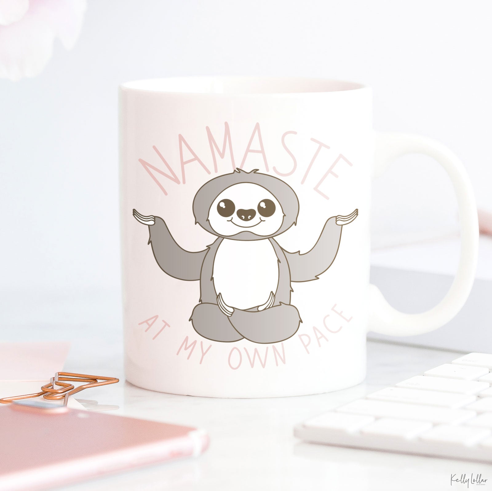 Download Freebie Friday Namaste Sloth Svg Cut Files Kelly Lollar Designs