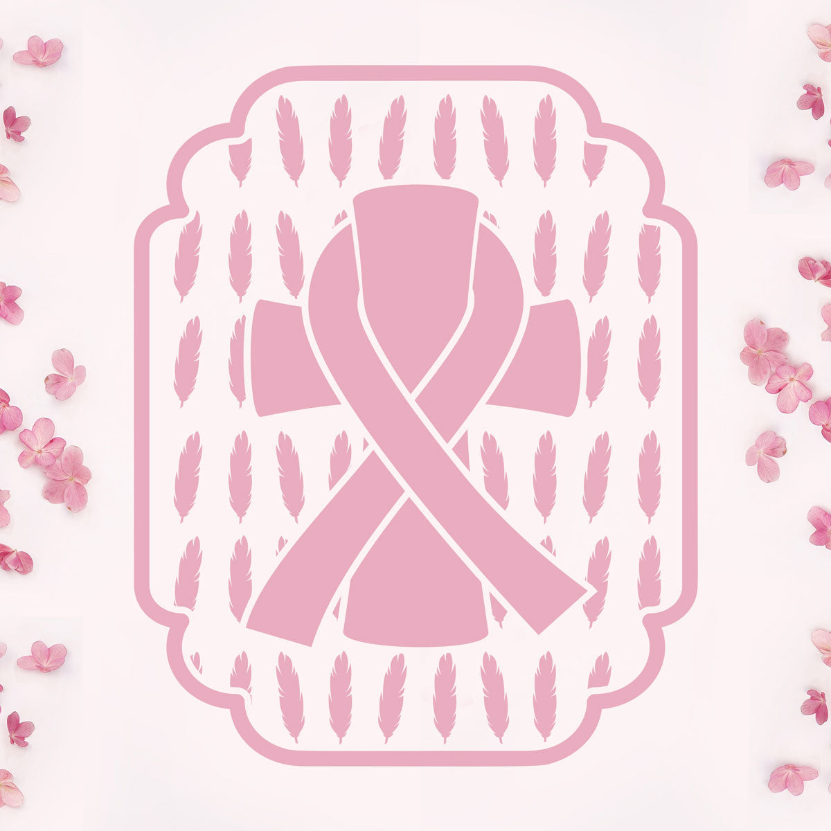 Freebie Friday | Breast Cancer Awareness Frame | SVG DXF PNG Cut Files