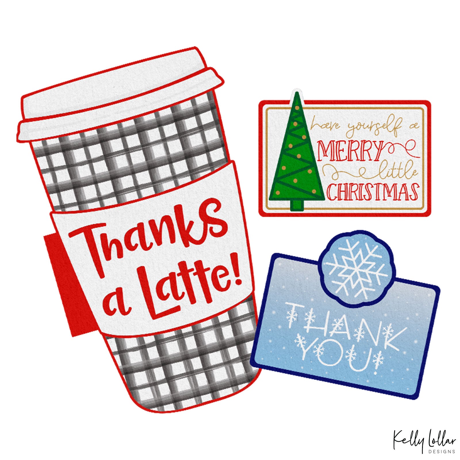 Free Holiday Gift Card Holder SVG Print & Cut Files - Kelly Lollar Designs