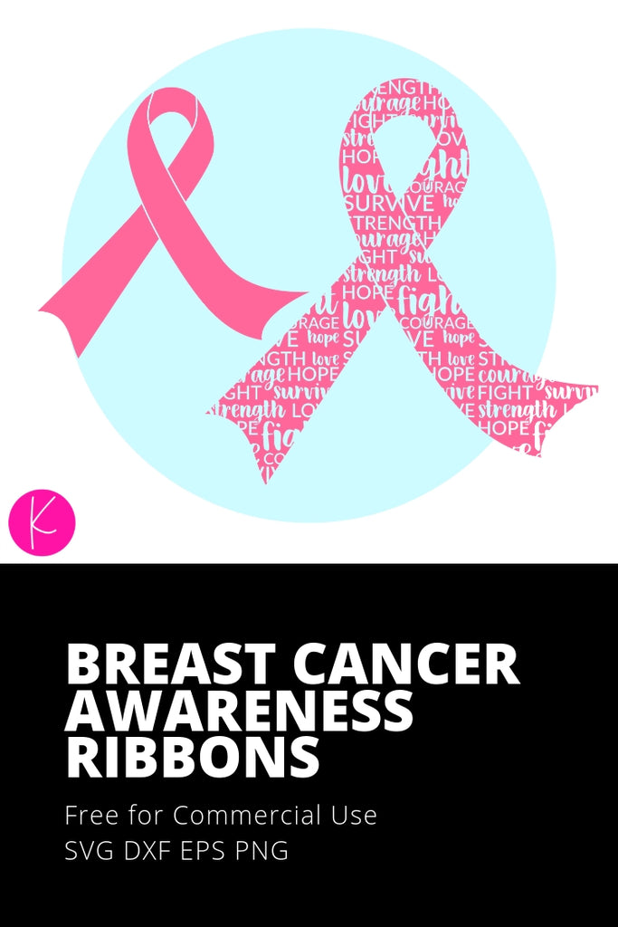 Download Free Breast Cancer Awareness Ribbon Svg Cut Files Kelly Lollar Designs