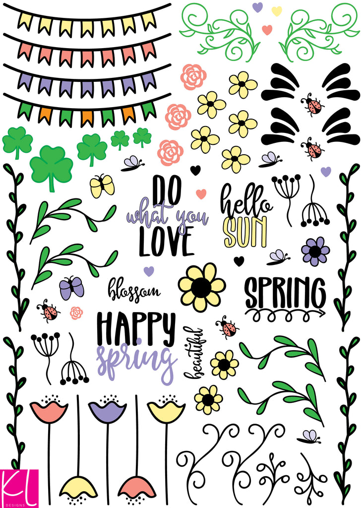 March Days of the Month stickers (S-100-3) – Jump To It Designs