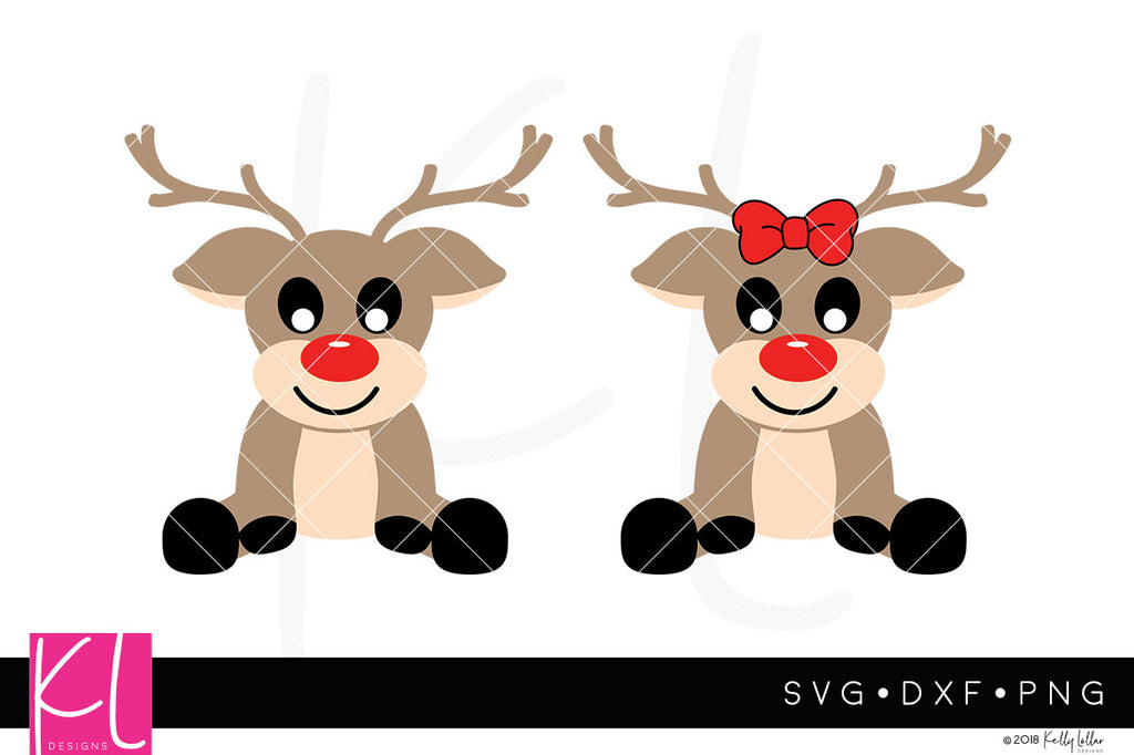 Download Freebie Friday Boy And Girl Reindeer Svg Kelly Lollar Designs