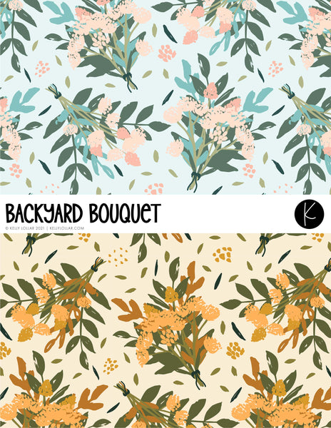 Backyard Bouquet Pattern Sheet by Kelly Lollar