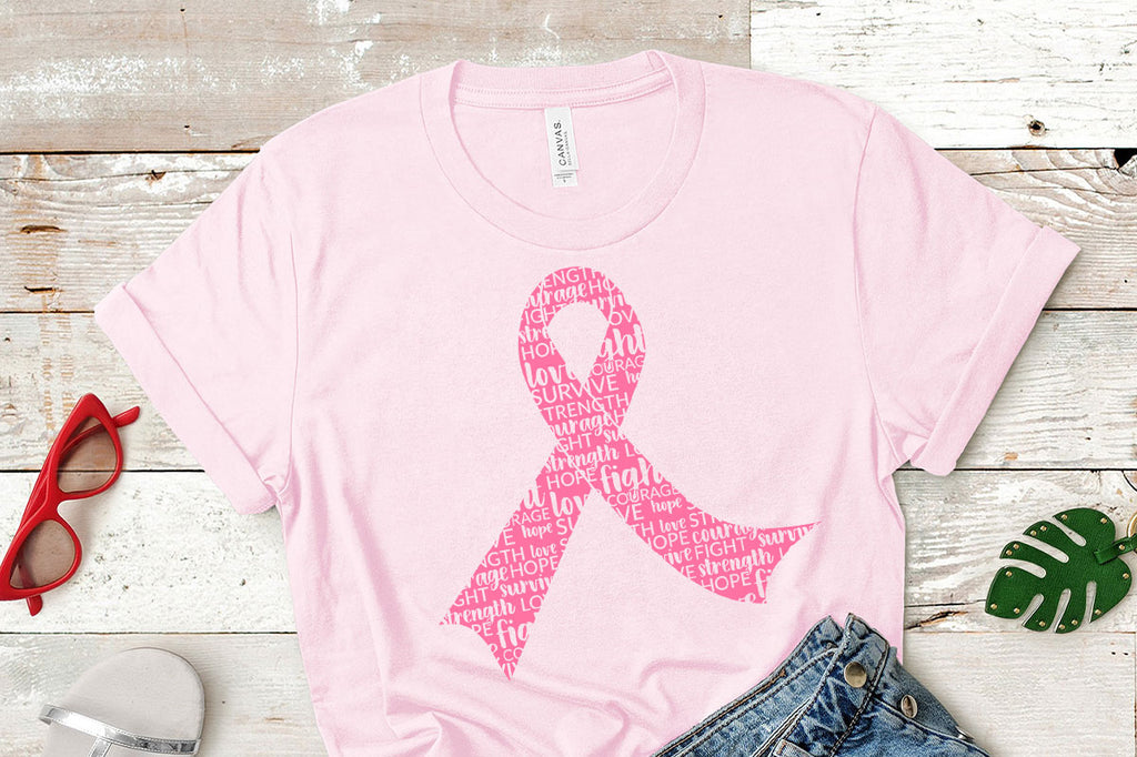 Free Breast Cancer Awareness Ribbon Svg Cut Files Kelly Lollar Designs