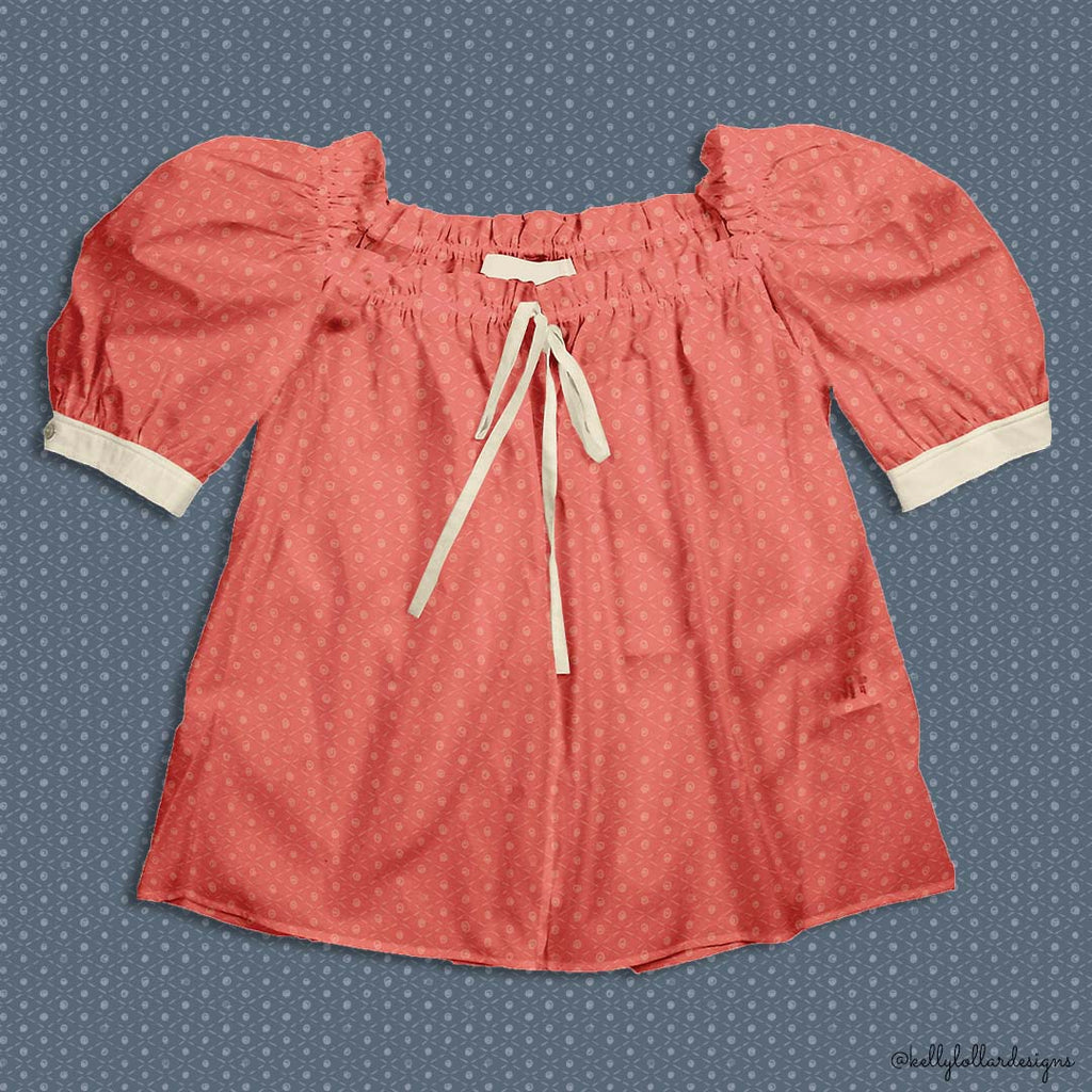 Sample Girl's Shirt Using the Pine Forest Friend Collection by Kelly Lollar 