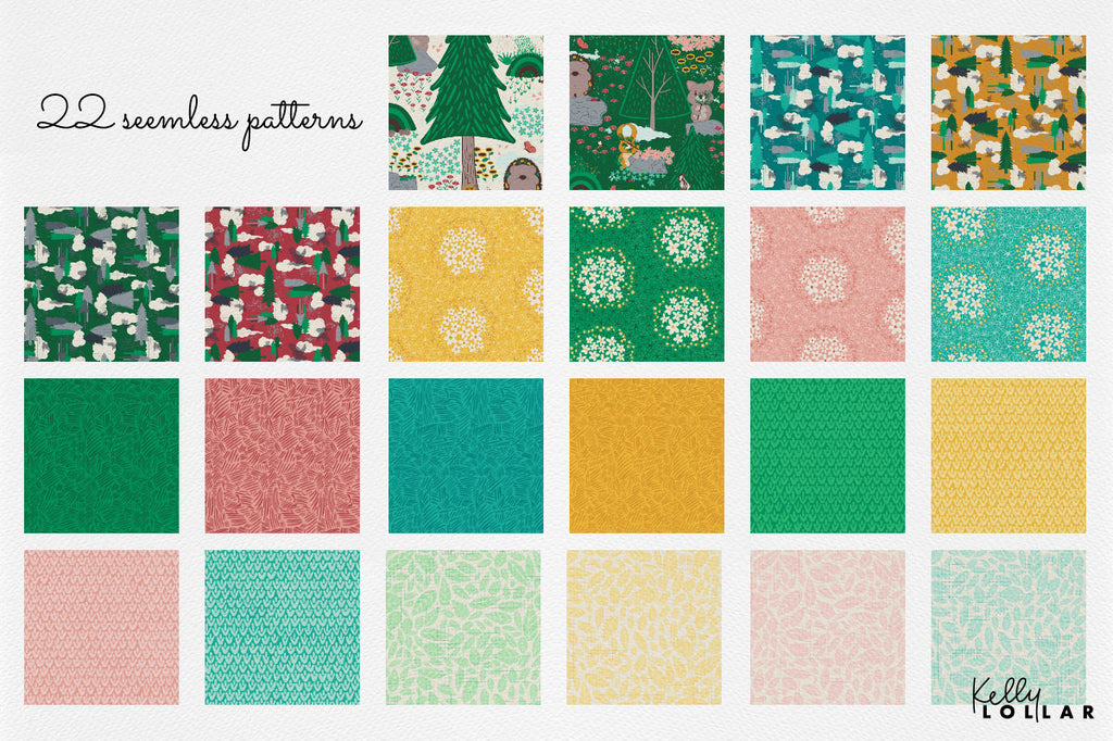 Porcupine and Friends Collection Patterns by Kelly Lollar