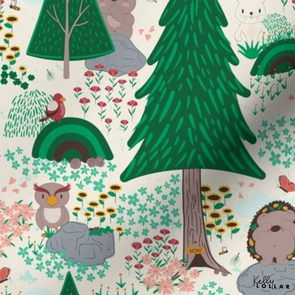 Porcupine and Friends Collection Fabric by Kelly Lollar 