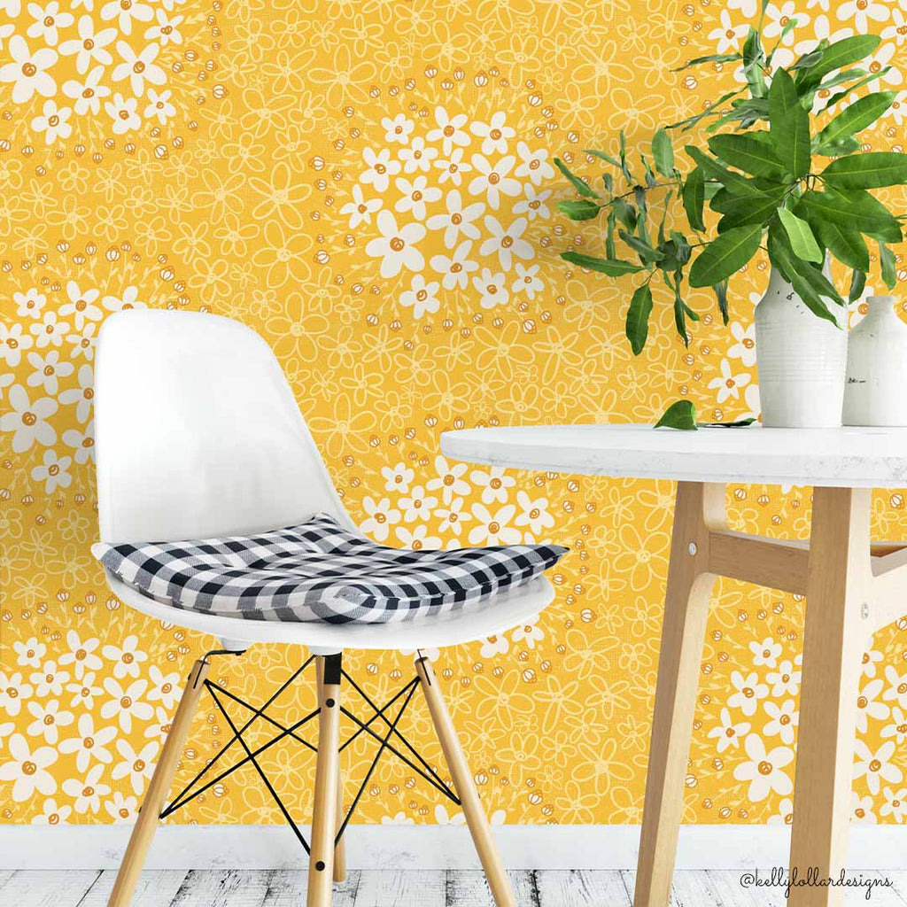 Sample Wallpaper Using the Porcupine and Friends Collection by Kelly Lollar 