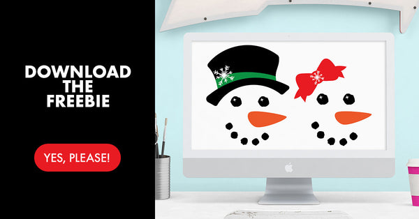 Download Freebie Friday Snowman Face Svg Set Kelly Lollar Designs