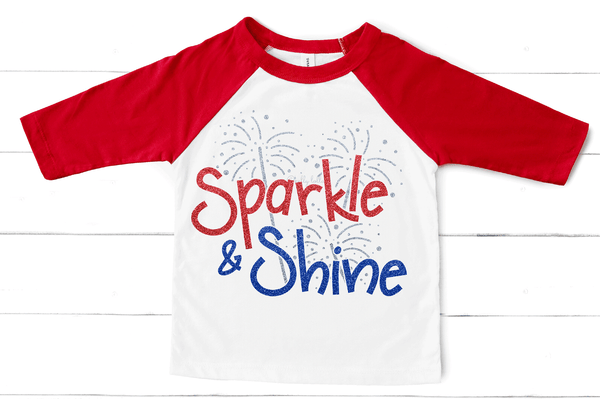 Sparkle and Shine 4th of July SVG DXF EPS PNG Cut Files | Free for Personal Use